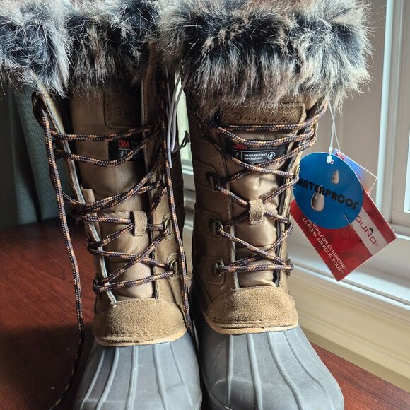 Nwt Outbound Tall Winter Waterproof Boots Womens 6 - Picture 1 of 7
